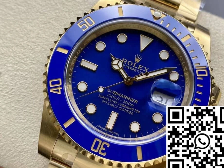 ComfortFit 1213 Bezel M116618LB-0003 Rolex Submariner Clean Factory Blue 0816